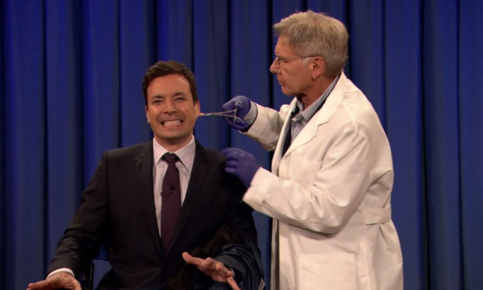 Harrison Ford i Jimmy Fallon