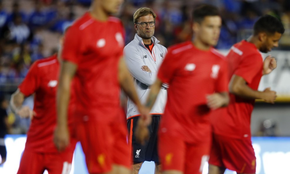 Jurgen Klopp i igrači Liverpoola