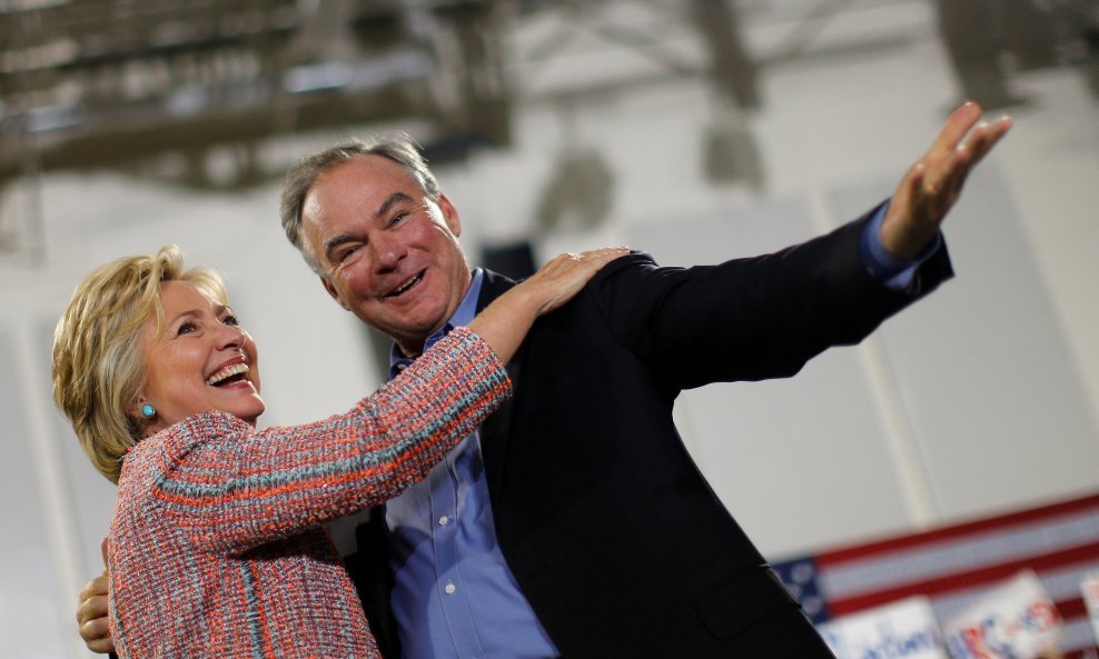 Tim Kaine i Hillary Clinton