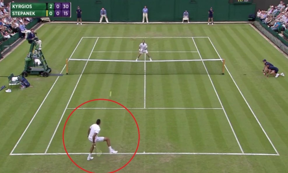 Kyrgios u akciji