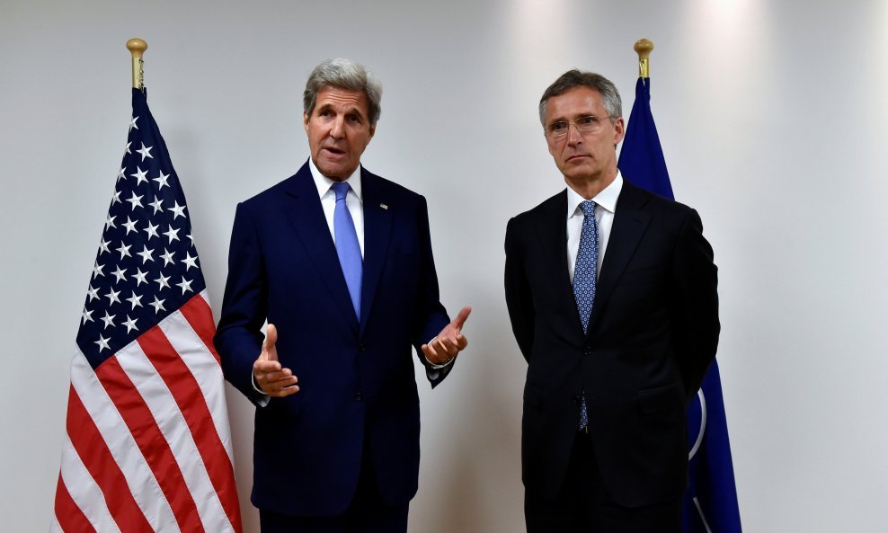 John Kerry i Jens Stoltenberg