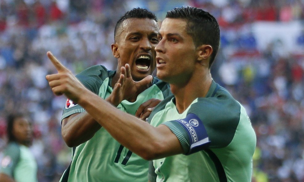 Nani i Cristiano Ronaldo