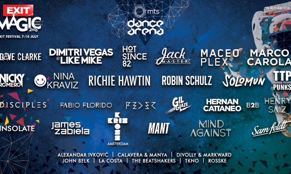 Exit Festival 2016. - mts Dance Arena
