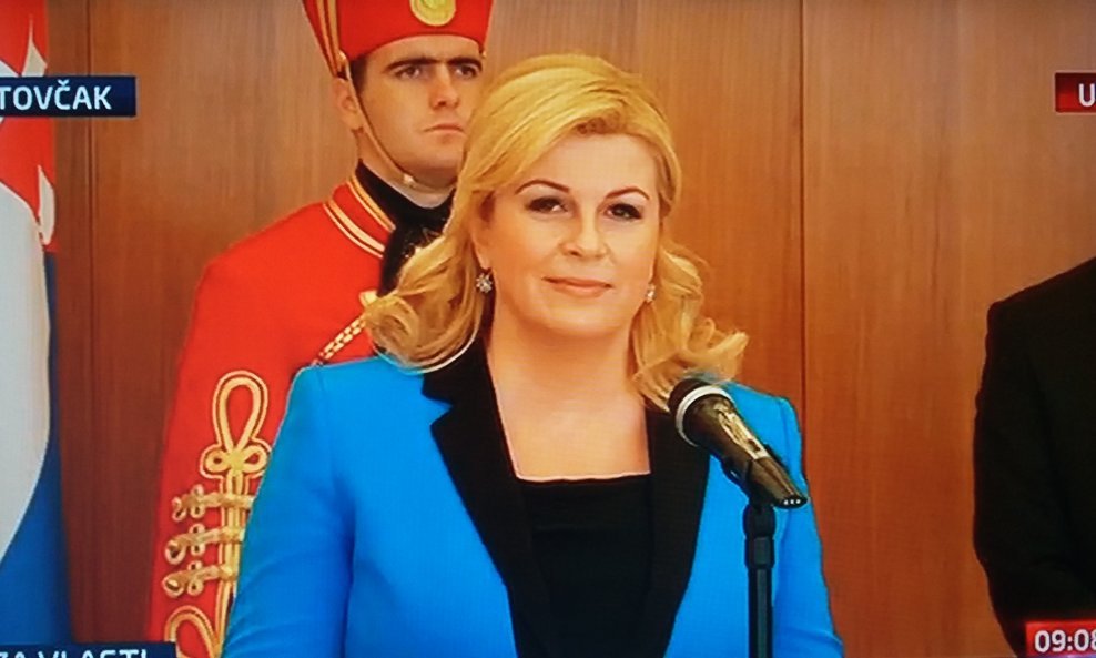 Kolinda Grabar Kitarović obraćanje javnosti ured predsjednice