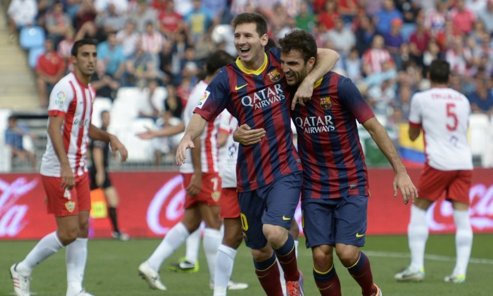 Leo Messi i Cesc Fabregas