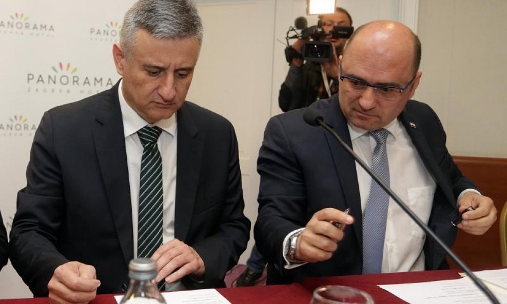 Milijan Brkić i Tomislav Karamarko