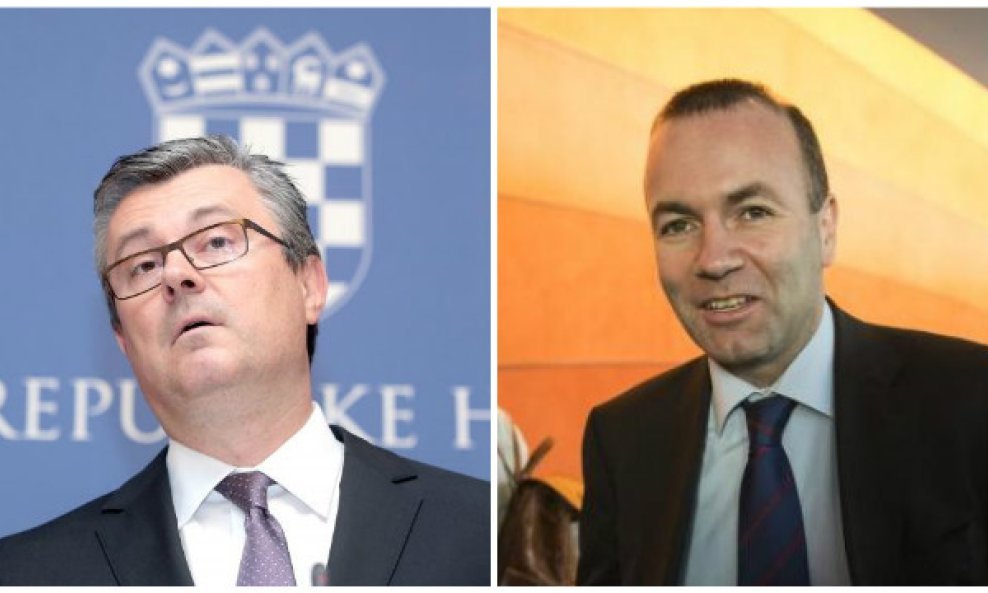 Tihomir Orešković i Manfred Weber