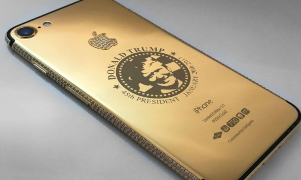 Goldgenie zlatni iPhone 7 Trump
