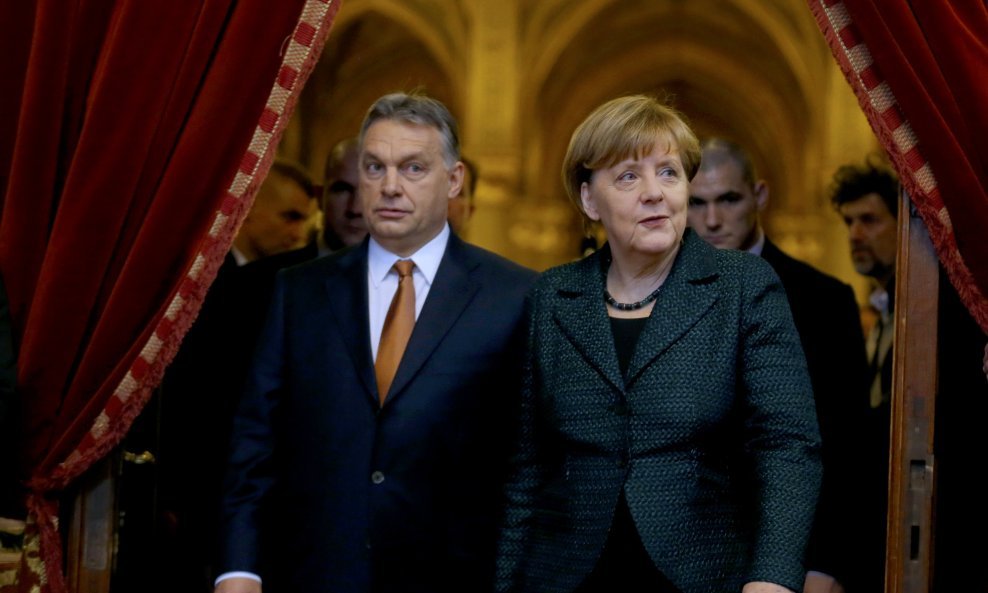 Angela Merkel i Viktor Orban