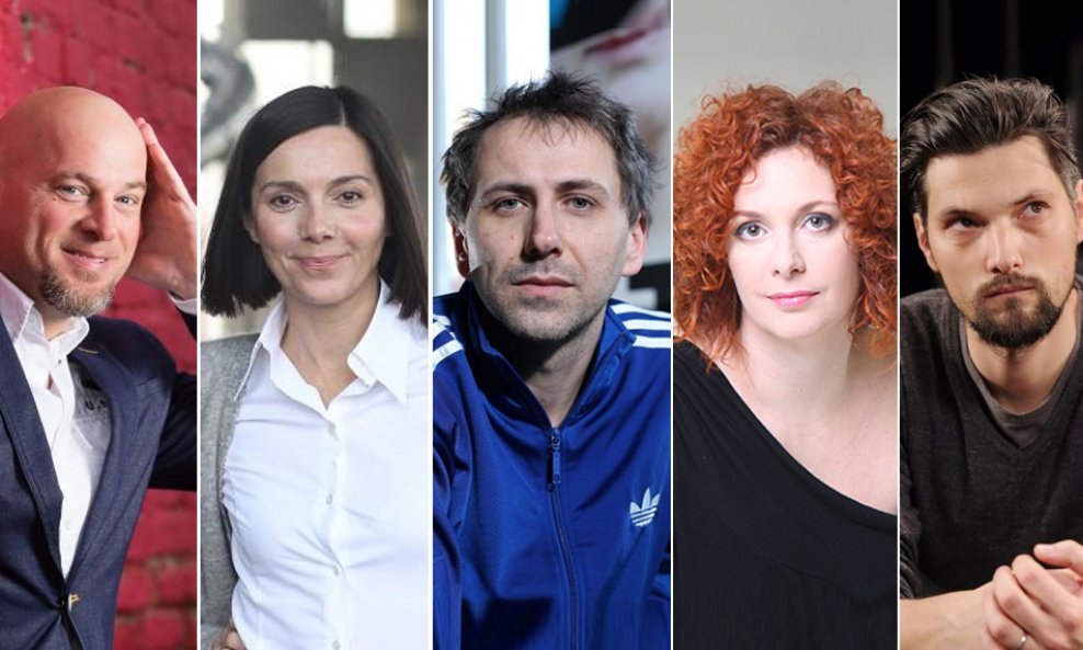 Rene Bitorajac, Nina Violić, Dario Harjaček, Oliver Frljić i Daniela Trbović 