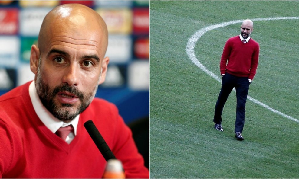 Guardiola i travnjak