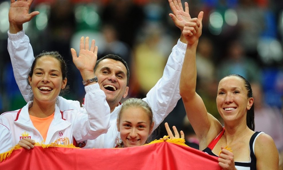 Ana Ivanović, Aleksandra Krunić, Jelena Janković 