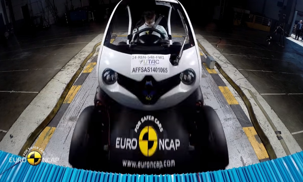Renault Twizzy, Euro NCAP