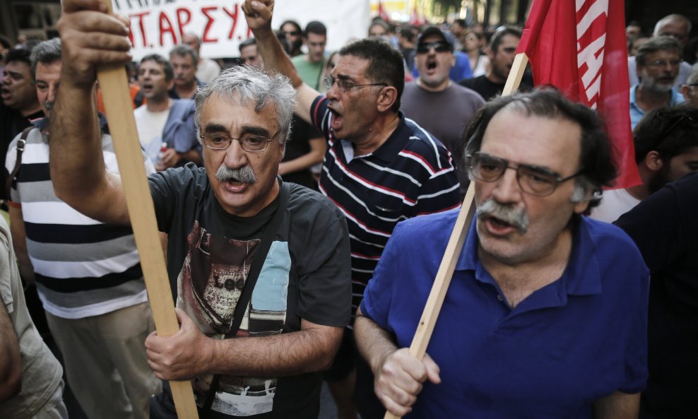 Grčka prosvjed
