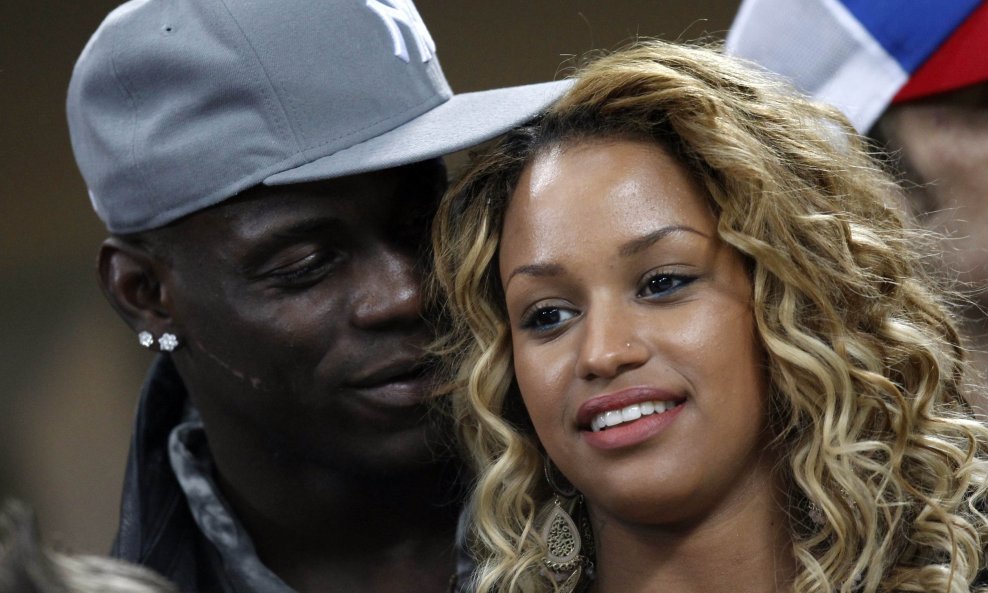 Mario Balotelli i Fanny Nequesha