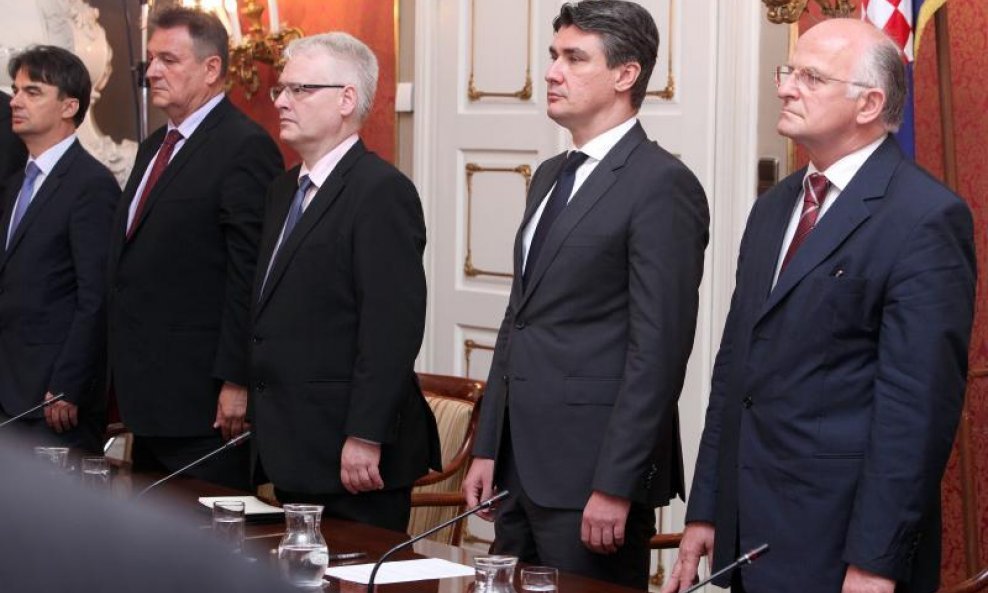 Dan državnosti, svečana sjednica Vlade, Ivo Josipović Josip Leko Zoran Milanović