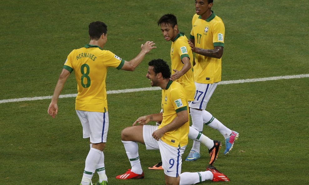 Slavlje brazilskih nogometaša