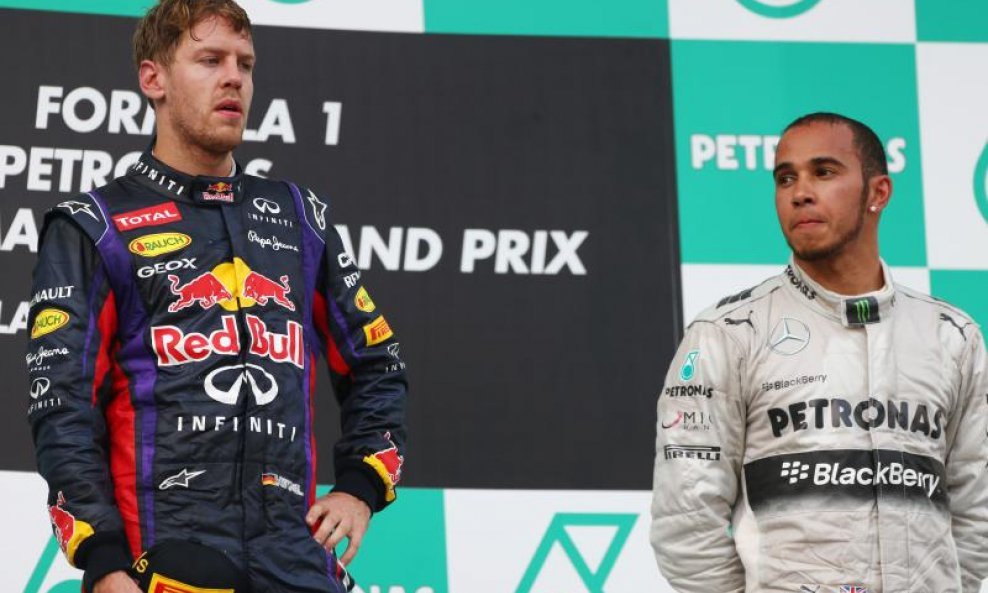 Sebastian Vettel i Lewis Hamilton