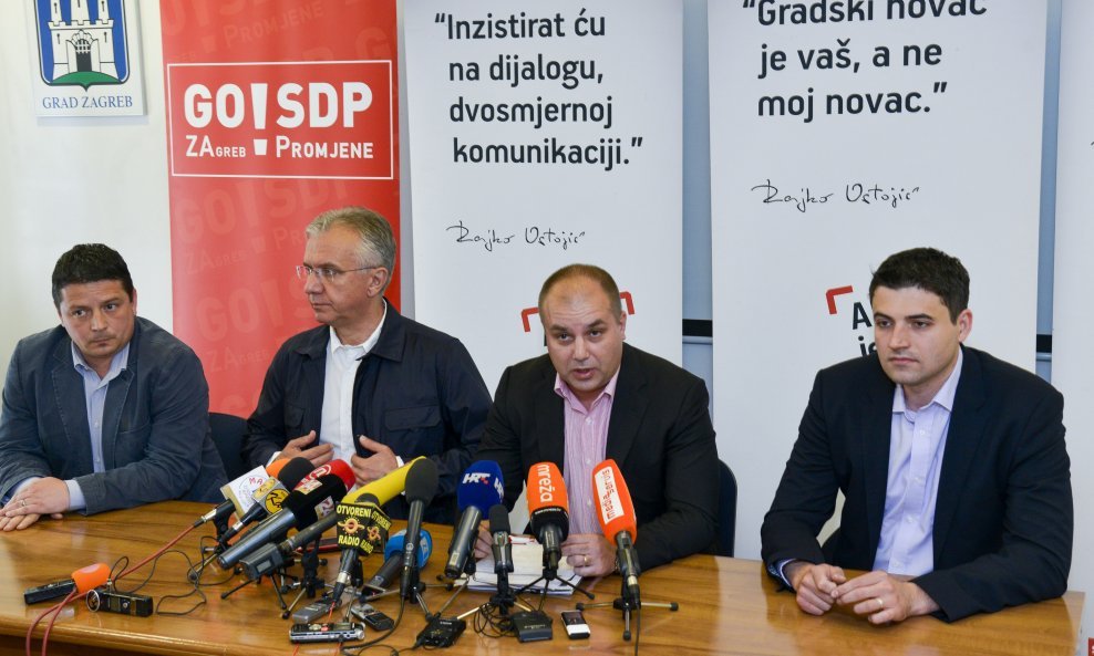 Tomislav Stojak, Rajko Ostojić, Igor Rađenović i Davor Bernardić