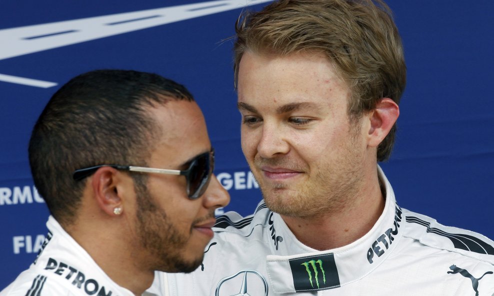Nico Rosberg i Lewis Hamilton