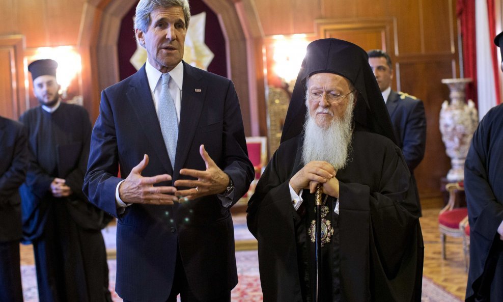 Patrijarh Bartolomej i John Kerry