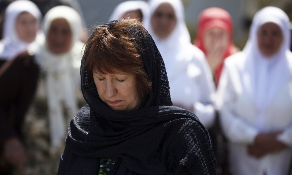 Catharine Ashton u Srebrenici