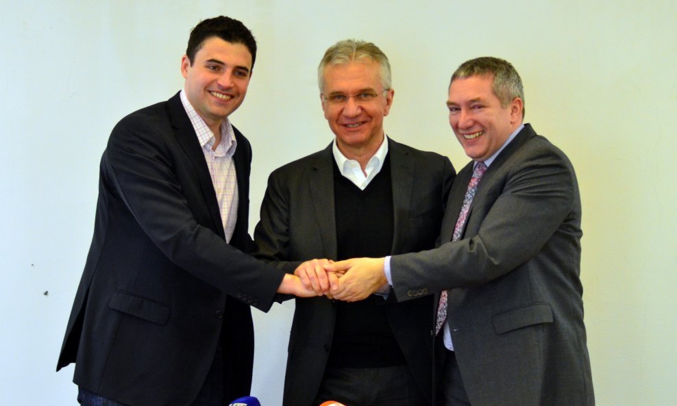 Davor Bernardić, Rajko Ostojić i Dragan Kovačević