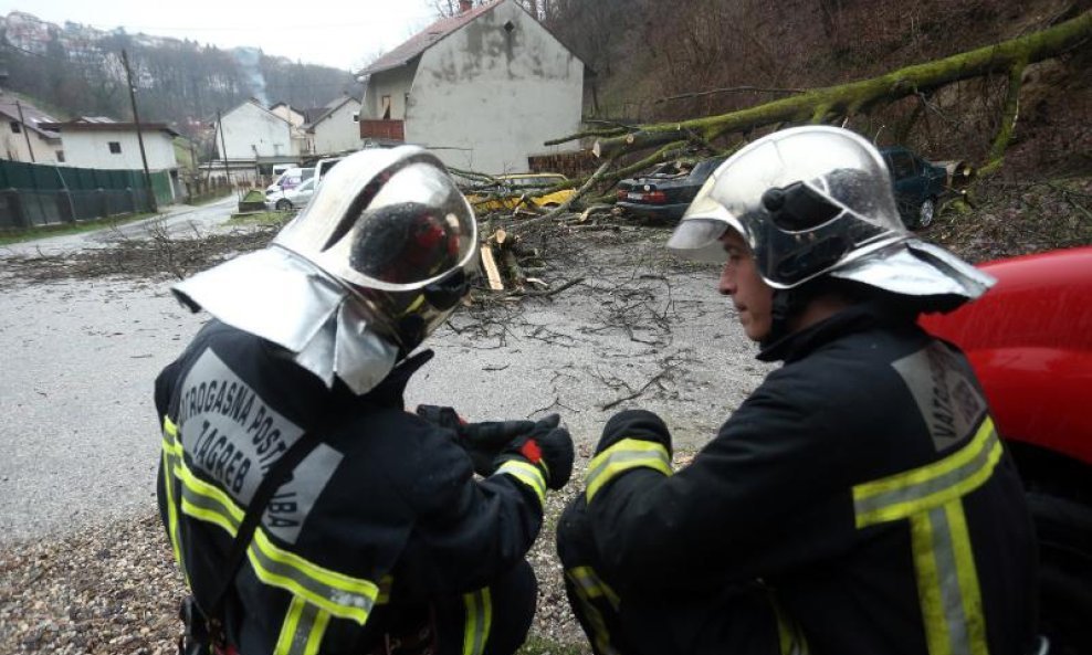 Klizište Šestinski Dol vatrogasci