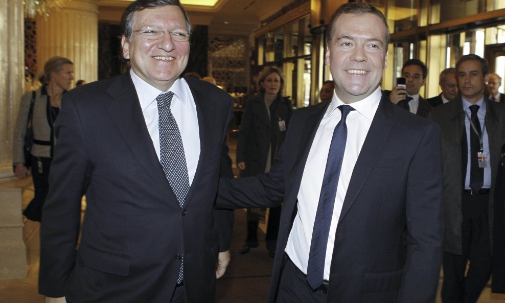 jose manuel barroso i dmitrij medvedev