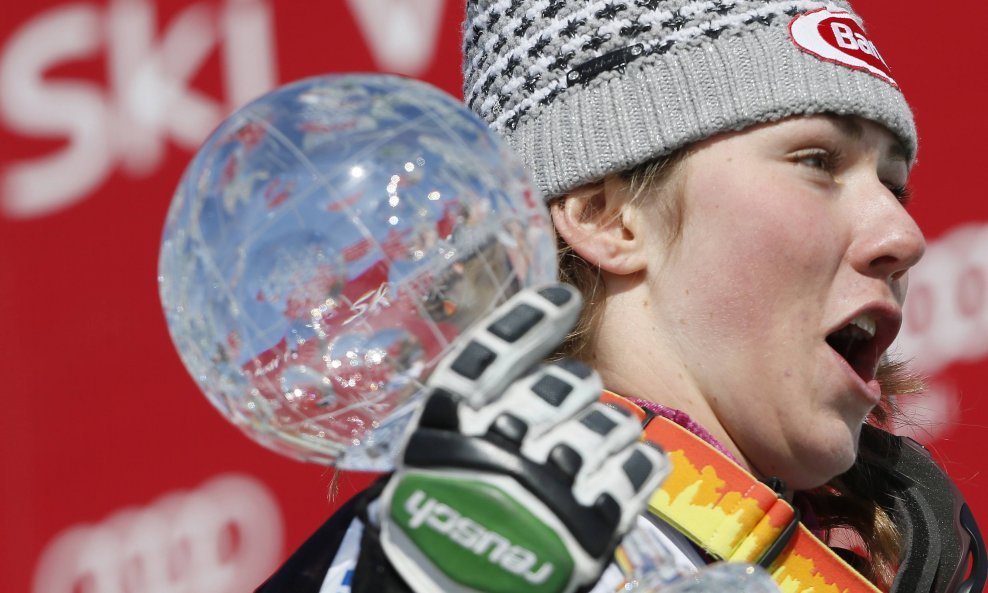 Mikaela Shiffrin mali kristalni globus