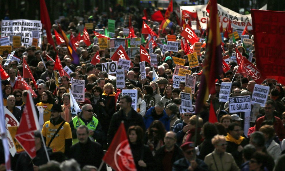 Španjolska prosvjed