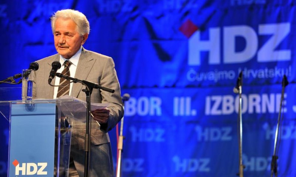 Dragutin Drk, na HDZ-ovom saboru u Varaždinu 14.10.2011.