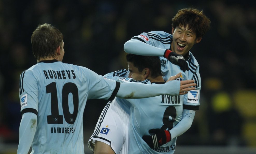 Heung Min Son i Artoms Rudnevs