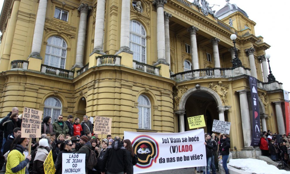 Prosvjedni skup kulturnih radnika