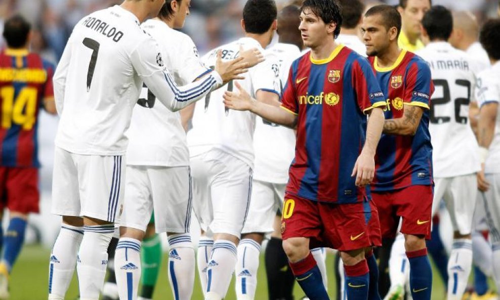 Cristiano Ronaldo i Lionel Messi na El Clasicu