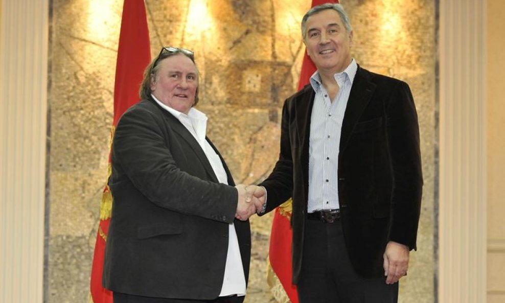Gerard Depardieu i Milo Đukanović