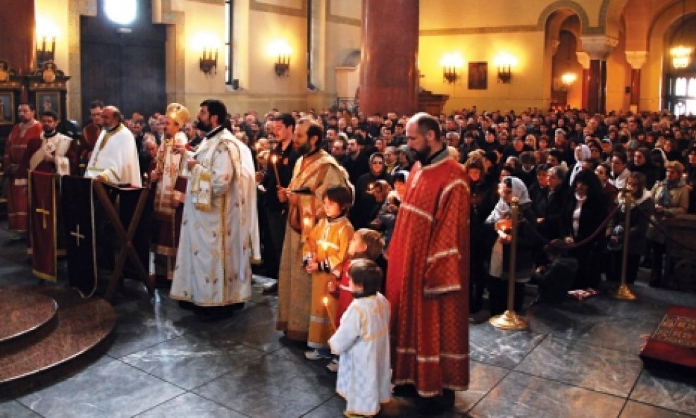 Pomen žrtvama Oluje u crkvi Sv. Marka u Beogradu