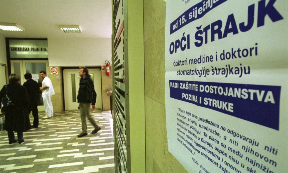štrajk liječnici 2003.