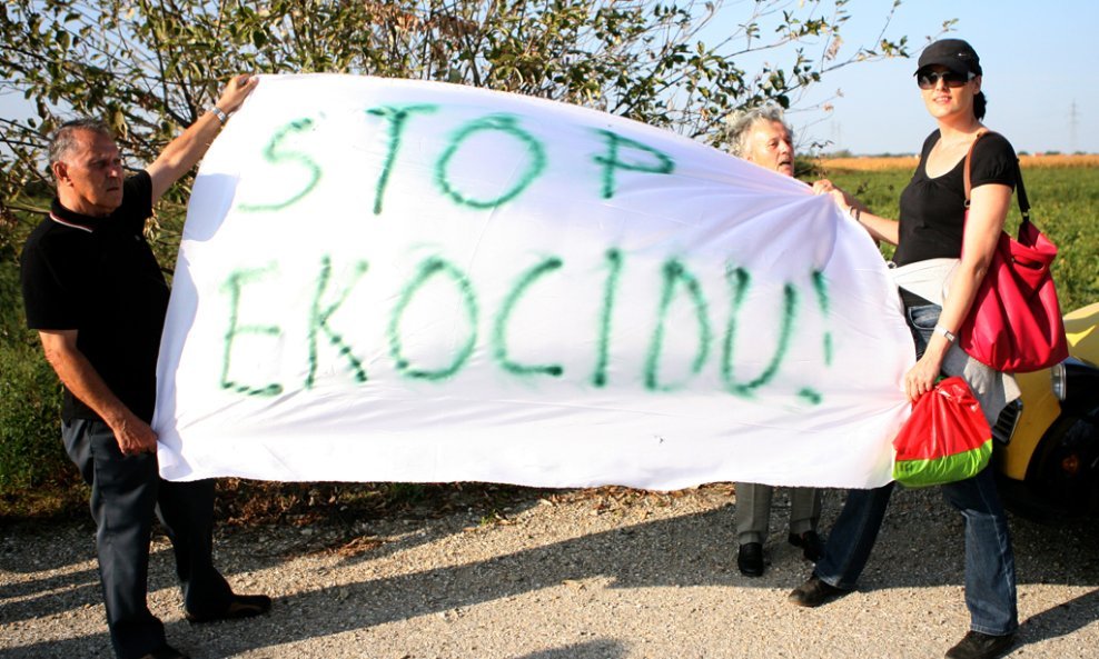 Prosvjed zbog smeća u Varaždinu