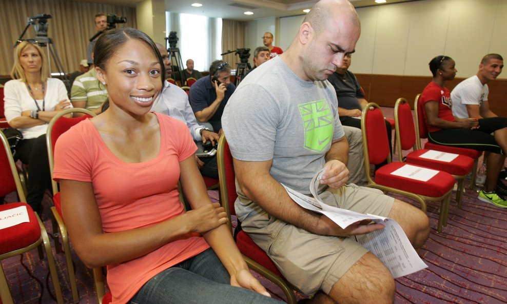 Allyson Felix i Nedžad Mulabegović