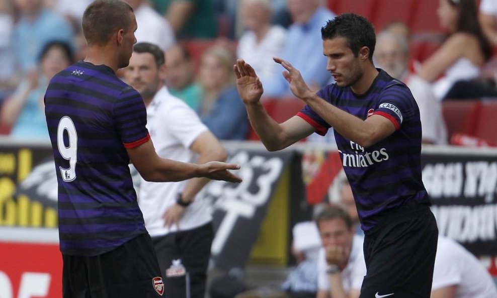 Lukas Podolski i Robin van Persie