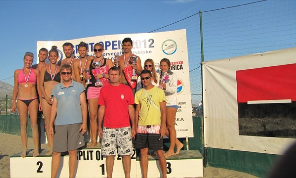 Odbojka na pijesku, Split Open 2012.