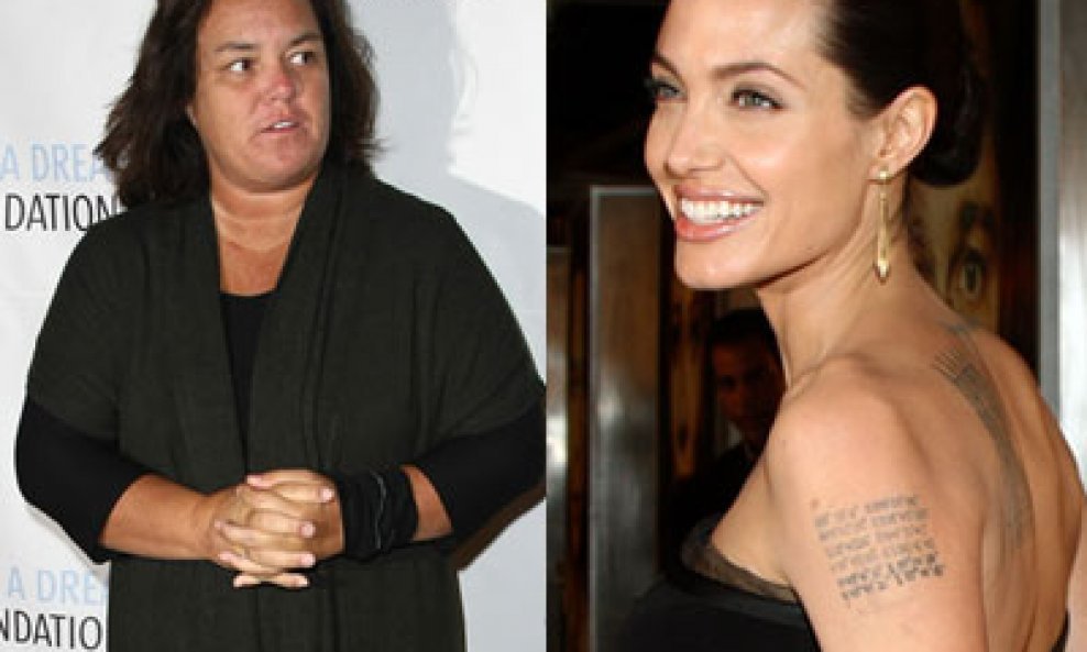 Rosie O'donnell Angelina jolie