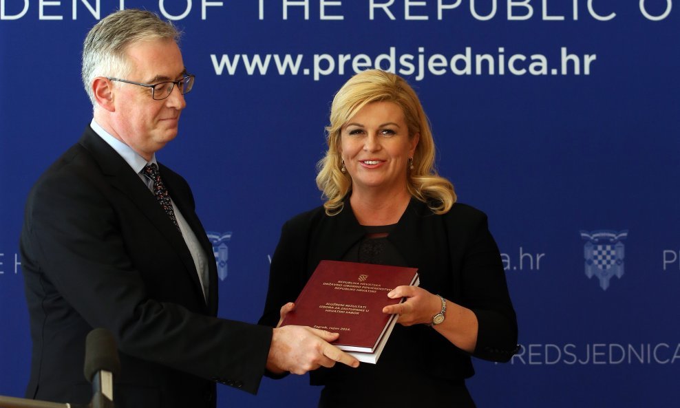 Branko Hrvatin i Kolinda Grabar Kitarović