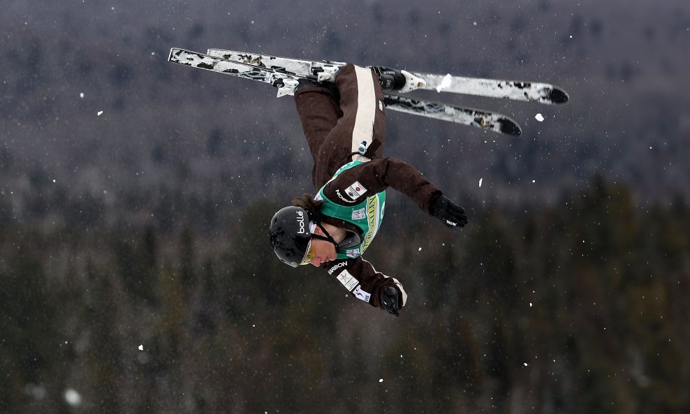 Freestyle skiing aerials