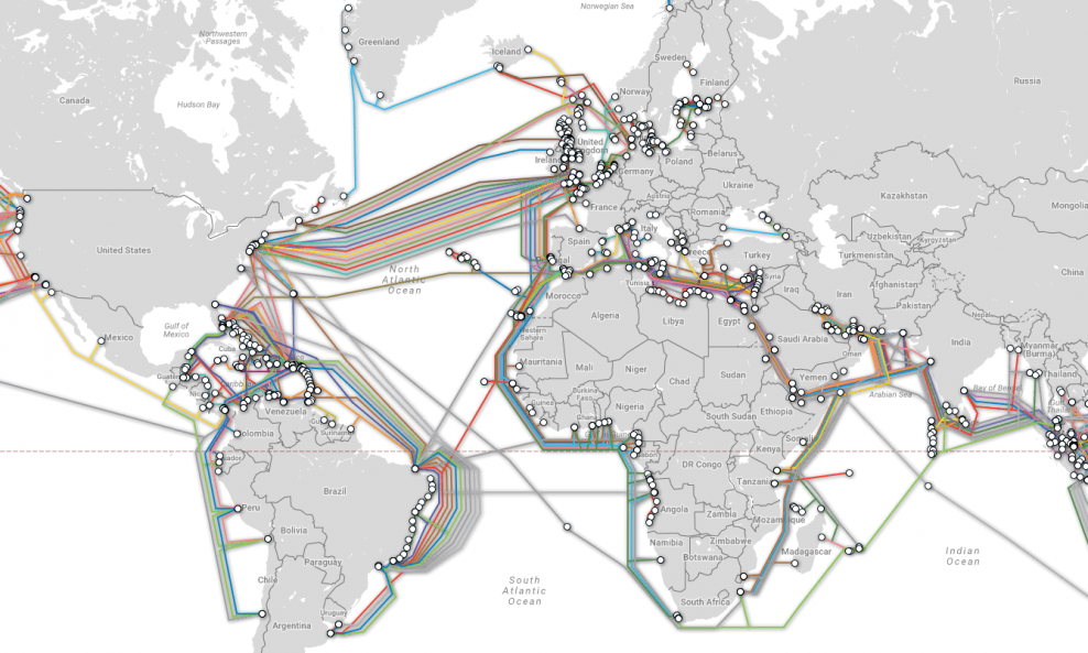 Mapa podmorskih kablova