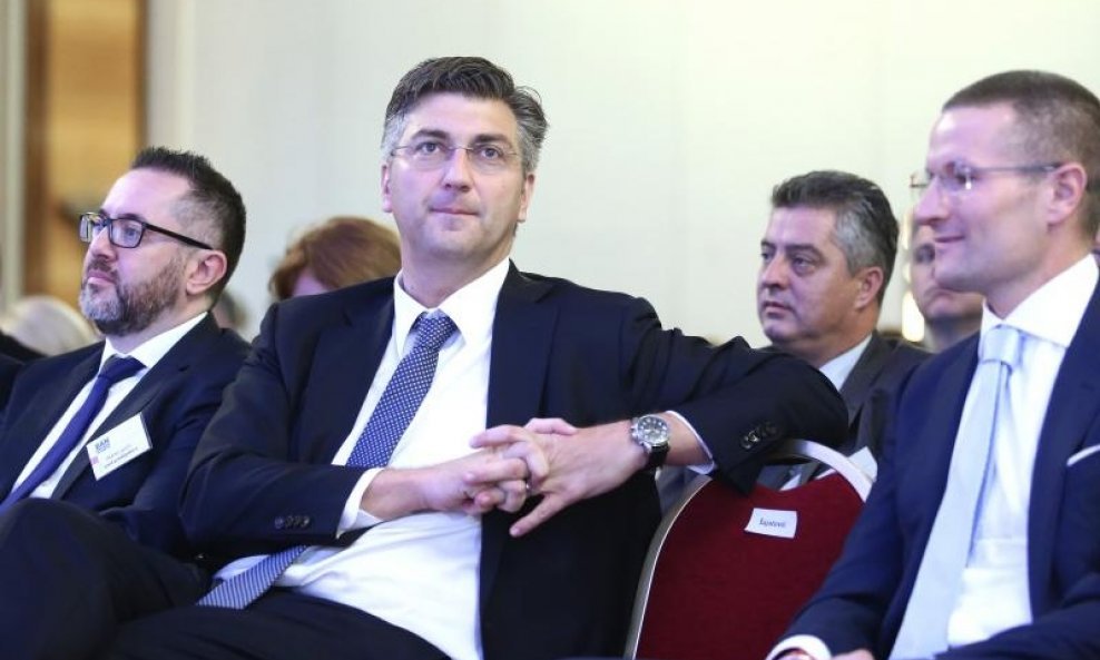 Dan velikih planova u hotelu Westin: Marko Jurčić, Andrej Plenković, Ante Todorić 