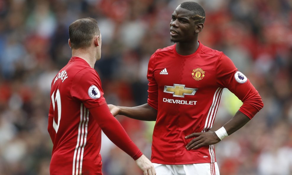 Wayne Rooney i Paul Pogba