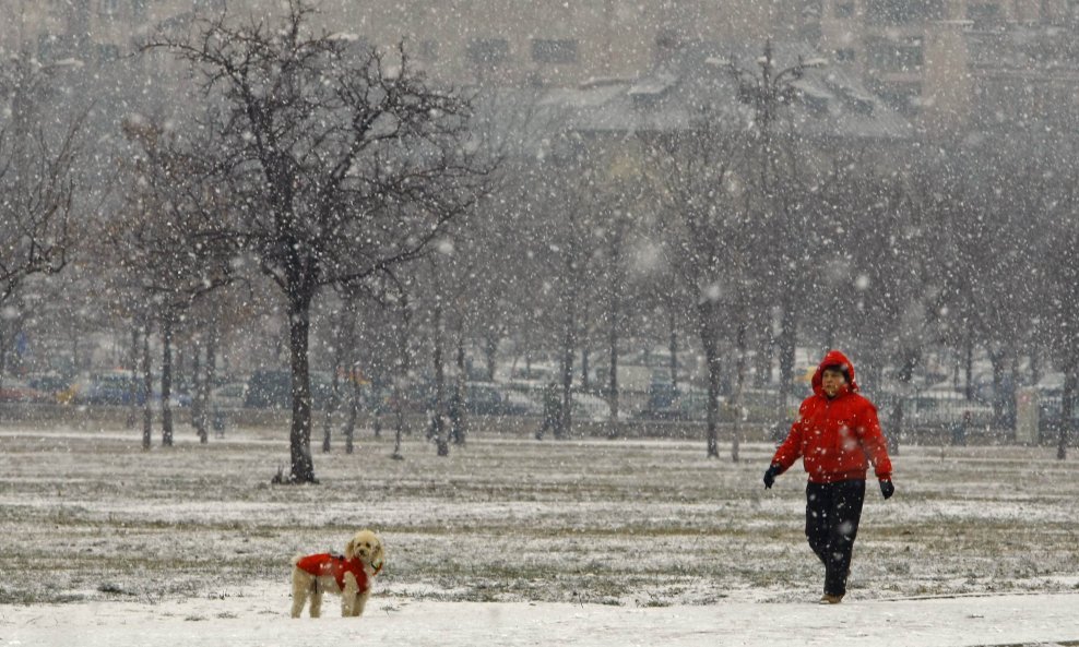 Hladnoca i snijeg u rumunjskoj