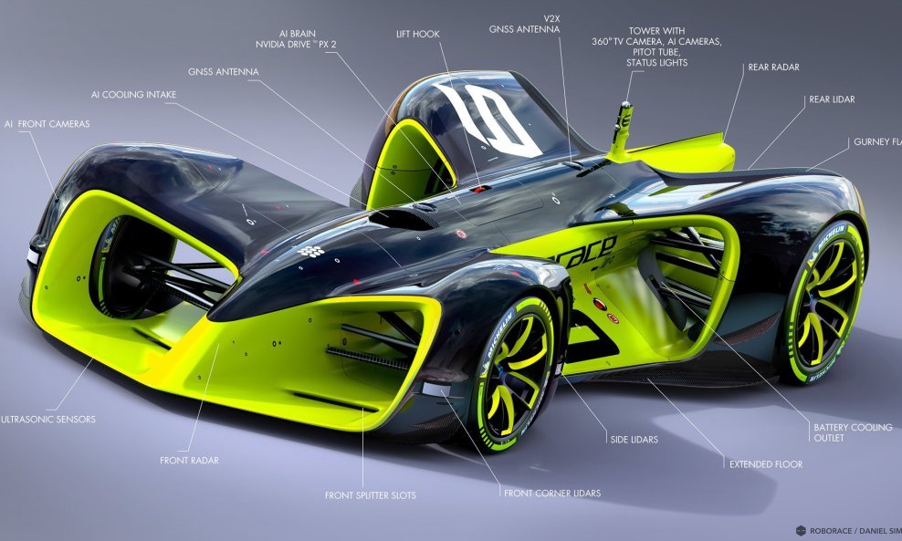 Roborace bolid